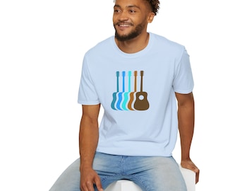 Acoustic Guitars - Unisex Softstyle Tee