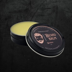 Bay Rum Beard Balm - Natural Men’s Grooming, Beard Conditioner, Luxurious Gift for Him - Chiseled&Kempt