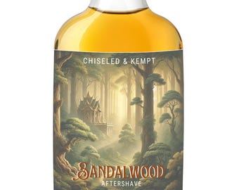 Sandelholz Aftershave Splash: Zeder & Erdiges Aroma (100ml)