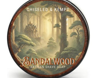 Sandalwood Shave Soap 5 oz
