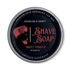 Sweet Tobacco Shaving Soap | Artisan Grooming Gift for Men | Chiseled&Kempt