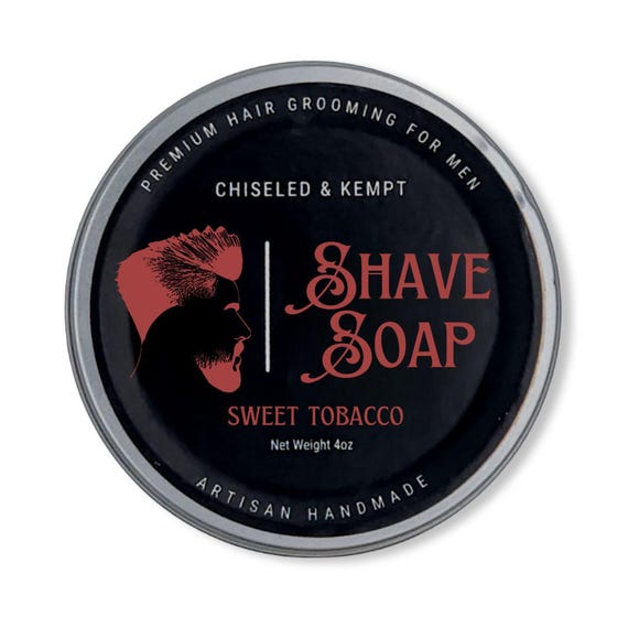 Sweet Tobacco Shaving Soap | Artisan Grooming Gift for Men | Chiseled&kempt 