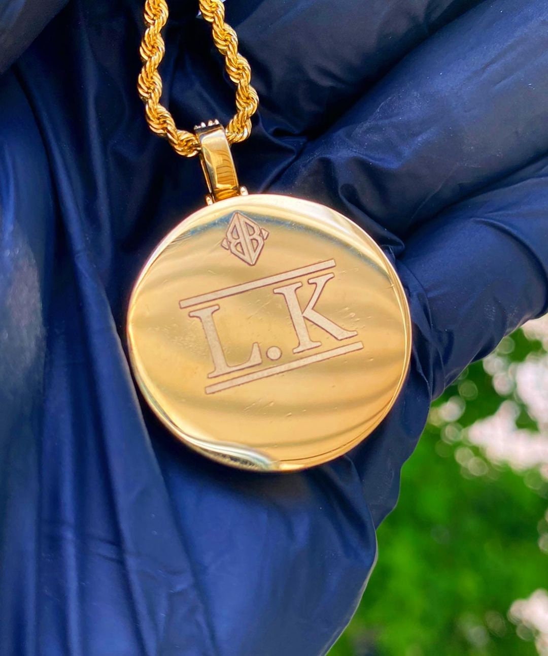 Moissanite Iced Out Round Circle Hip Hop Rapper Medallion Pendants ...