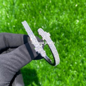 Iced Out Bracelet | Women's Bracelet | Mens Bracelet | Diamond Bracelet | Baguette Bracelet | Iced Out Bracelets | Cuff Bracelet | Bracelets