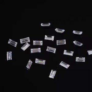 Baguette Cut D/E/F Color VS Clarity Lab Grown Diamond Lab Created Loose Diamond Baguette Shape 2.00/2.5/3.0/3.5/4.0/4.5/5.0 MM CVD Diamond