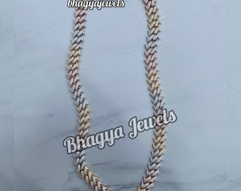 Premium VVS Moissanite 15 MM Cuban Chain, Iced out Diamond Cuban Link Men Chains, 925 Sterling Silver Men Hip Hop Necklace, Gift Of Chains