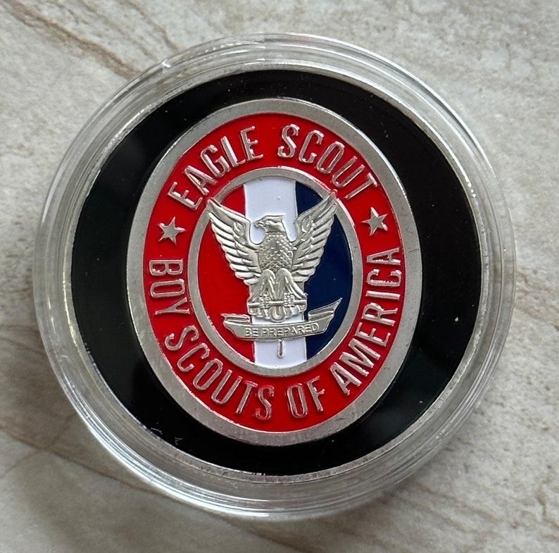 EAGLE SCOUT Challenge Coin Boy Scouts of America Etsy
