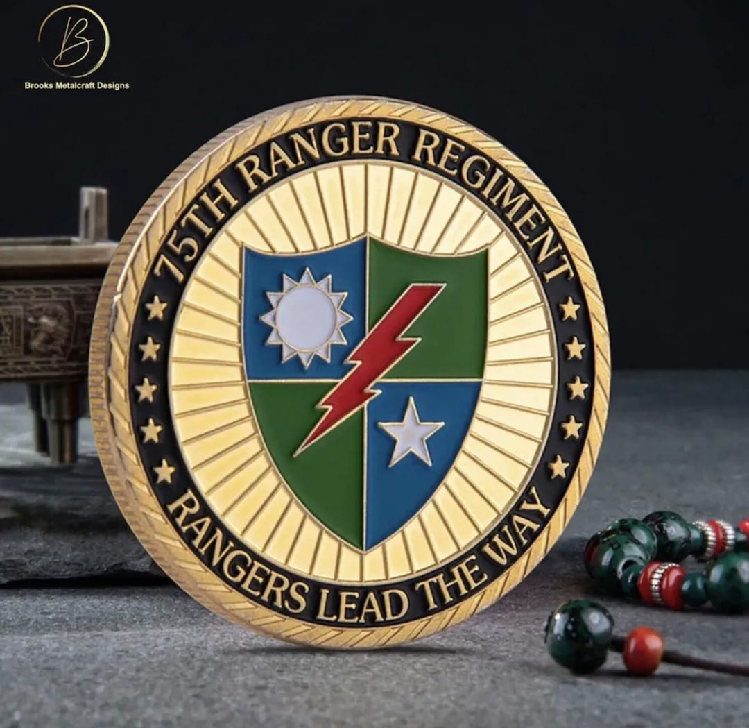 US Army 75th Ranger Regiment Rangers Lead the Way Challenge Etsy