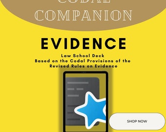 Revised Rules on Evidence - Codal Companion