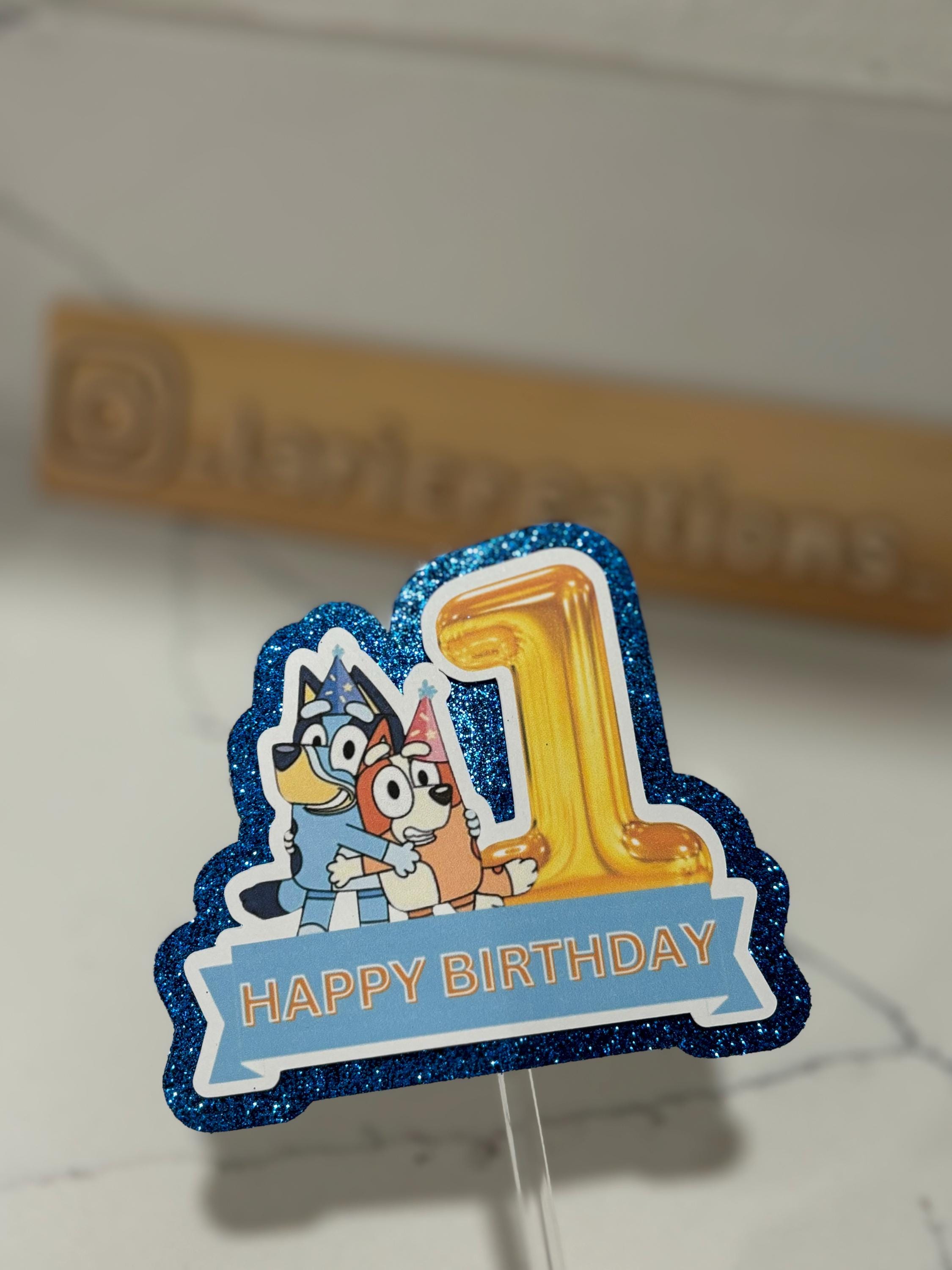 Bluey Cake topper