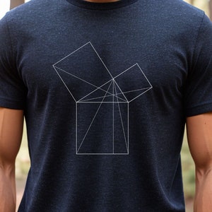 47th Problem of Euclid - white graphic - Unisex Jersey Short Sleeve Tee