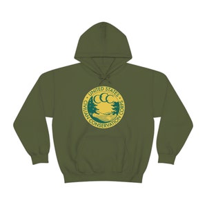 CCC - Civilian Conservation Corps - Unisex Heavy Blend Hooded Sweatshirt