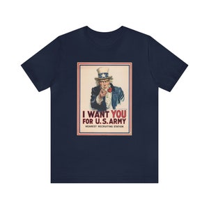 Uncle Sam - Flagg Recruiting Poster - tshirt