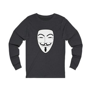 Guy Fawkes Mask - Long Sleeve Tee