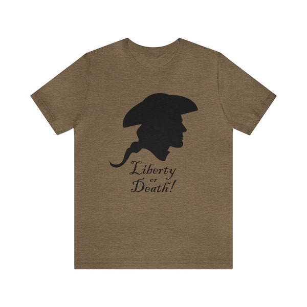 Liberty or Death - Revolutionary War Soldier - tshirt