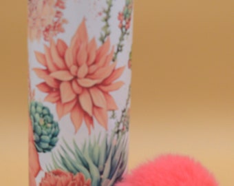 TUMBLER: Desert Succulent Stainless Steel 20 oz Tumbler