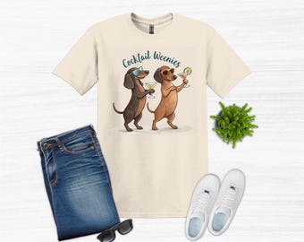 Cocktail Weenies, Dachshund Shirt