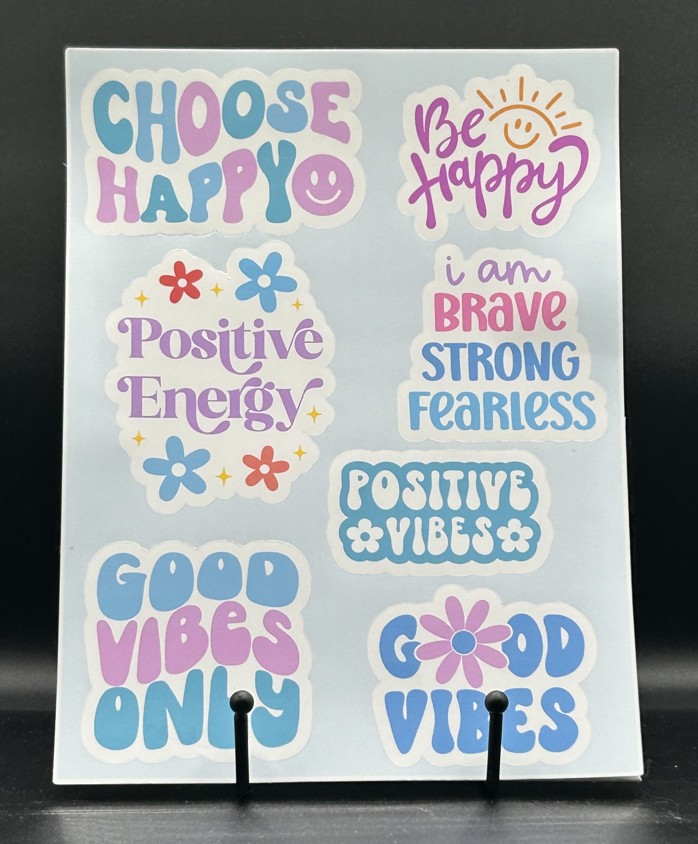Energization Sticker Positive Energy Sticker Set - Etsy