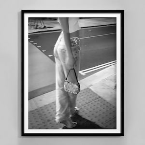 Luxury Fashion Print, Black And White, Fashion Photography, Hypebeast Room Decor, Chic Wall Art, Digital Download, Aesthetic Prints, Y2k Art