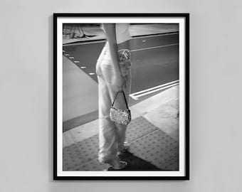 Luxury Fashion Print, Black And White, Fashion Photography, Hypebeast Room Decor, Chic Wall Art, Digital Download, Aesthetic Prints, Y2k Art