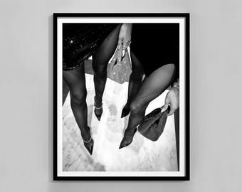 Luxury Fashion Poster, Black And White, Hypebeast Printable Wall Art, Vintage Photography, Digital Download, Y2k Room Decor, Trendy Wall Art