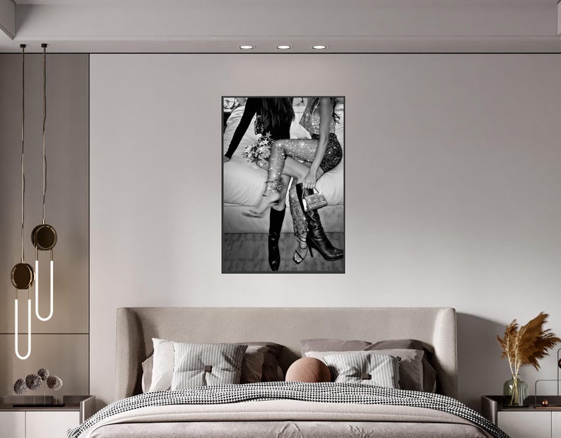 Feminist Print, Luxury Fashion Poster, Black And White, Chic Wall Art, Fashion Photography, Digital Download, Printable Teen Wall Art