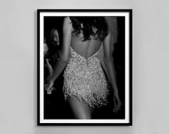 Black And White Fashion Print, Luxury Fashion Poster, Trendy Wall Art, Teen Girl Room Decor, Fashion Photography, Feminist Print, Chic Print