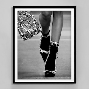Feminist Poster, Black And White Luxury Fashion Print, Hypebeast Decor, Trendy Wall Art, Fashion Photography, Digital Download. Vintage Art