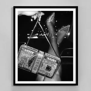 Luxury Fashion Print, Black And White, High Fashion Poster, High Heels Print, Fashion Photography, Chic Wall Art, Hypebeast Digital Download