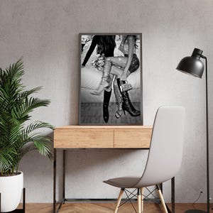 Feminist Print, Luxury Fashion Poster, Black And White, Chic Wall Art, Fashion Photography, Digital Download, Printable Teen Wall Art