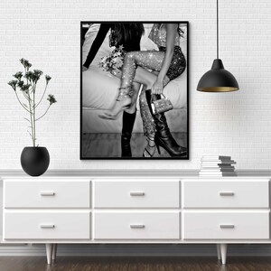 Feminist Print, Luxury Fashion Poster, Black And White, Chic Wall Art, Fashion Photography, Digital Download, Printable Teen Wall Art