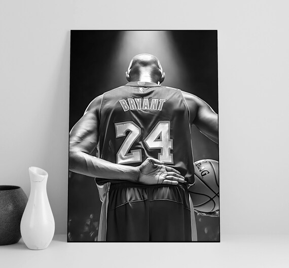 Black and hot sale white kobe jersey