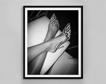 Hypebeast Printable Wall Art, Black And White, Luxury Fashion Print, Feminist Poster, Teen Girl Room Decor, Digital Download, Trendy Poster