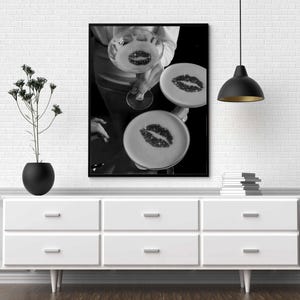 Vintage champagne Glass Print, Black And White, Bar Cart Poster, Cocktail Wall Art, Luxury Poster, Vintage Bar Decor, Digital Download