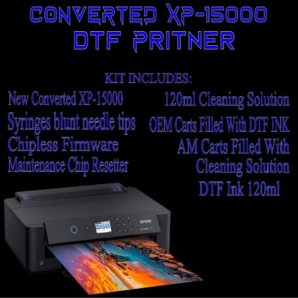 DTF XP 15000 Converted W Software / Warranty !!!!