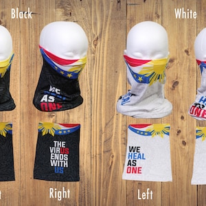 Philippine 3 star and sun sports cotton stretchable gaiter mask