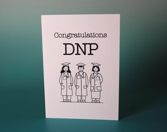 Congratulations DNP Card: Doctor of Nursing Practice Graduation