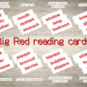 500 flash cards de programa de leitura Big Bold Red (PDF)