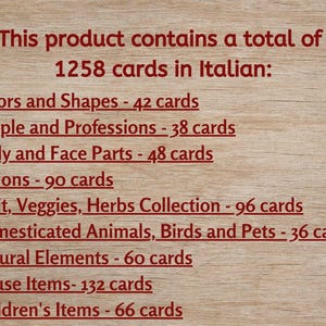 Italian Flashcards Collection(PDF)