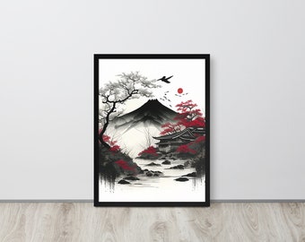 やらずの雨（美人画・A2サイズ） sioux | Artist・Illustrator | 【芽吹風】透明水彩 2025 sioux