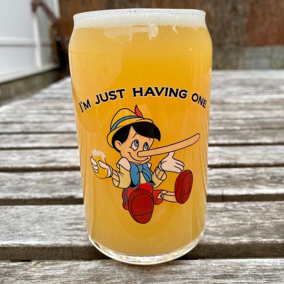 Pinocchio Beer Glass: Disney Collectible Craft Beer Cup - Etsy