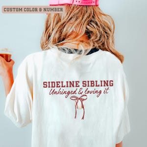 Baseball Bow Baseball Sister Shirt Baseball Hoodie Baseball Sis Baseball Sister Era Baseball Coquette Baseball Team Baseball Shirt Gift