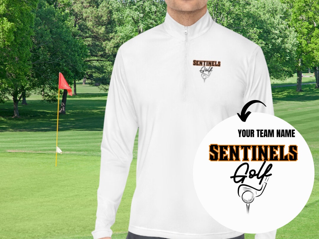 Custom Golf Team Sweatshirt Unisex Quarterzip Pullover Gift Etsy