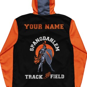 Custom Track and field windbreaker zip jacket track team jacket for teams coach track jacket runners personalized track jacket runner gift
