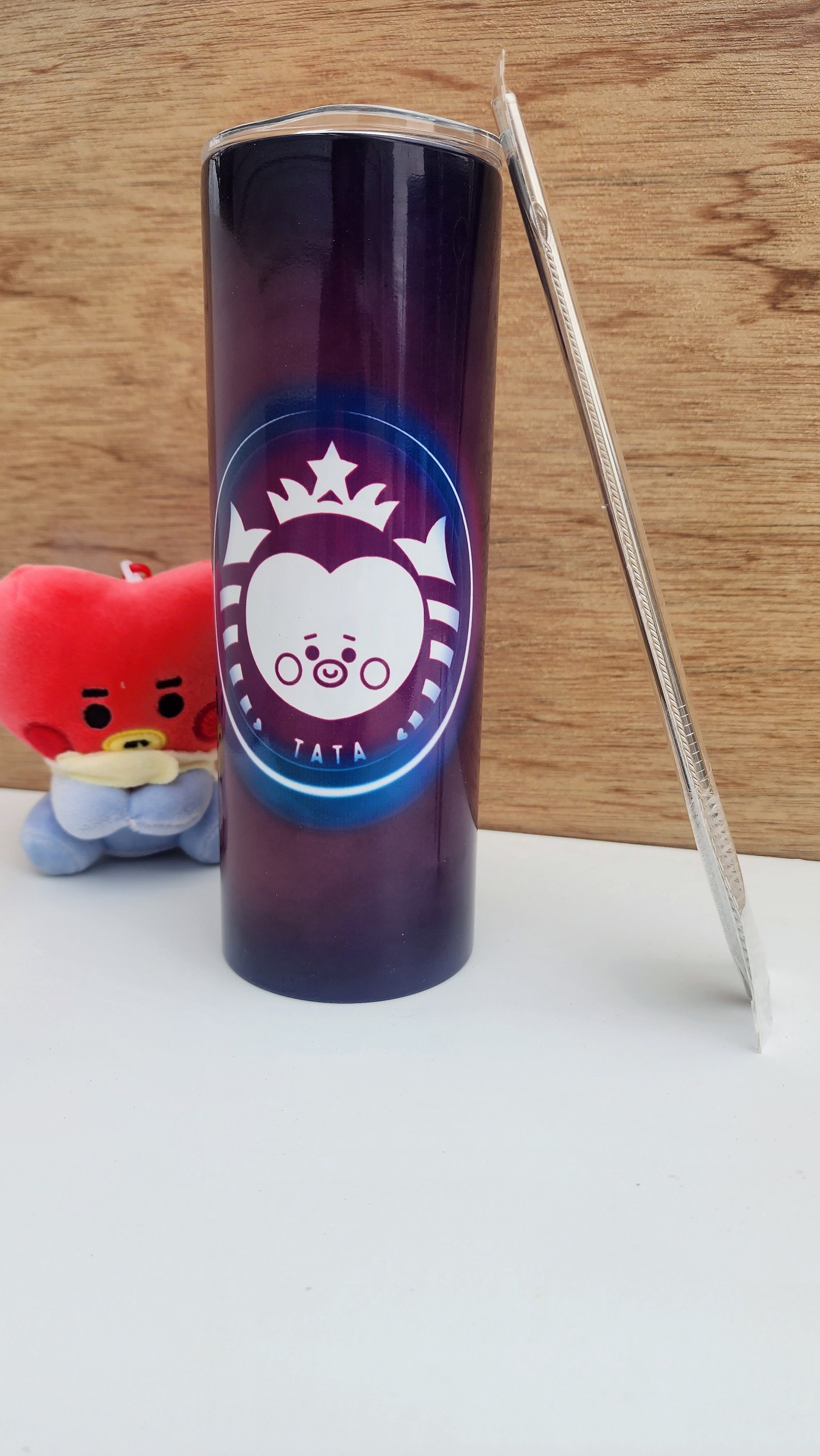 BT21 STARBUCKS TATA TUMBLER Cooky Koya Chimmy Shooky Mang Tata Rj