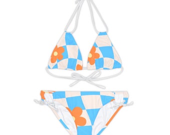 Swim Strappy Bikini Set (AOP)