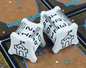 MTG Life Counter, White with Castle