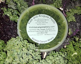 Kale & Rucola Pesto - Kräftig, Garlickig, Vegan, Nussfrei