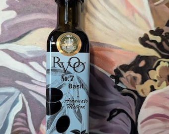 Organic Basil Olive Oil - Single Bottle 250ml - 2025 Harvest
