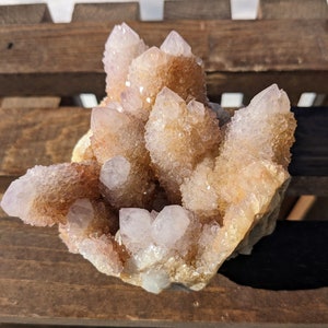 Spirit Quartz Cluster with Ametrine
